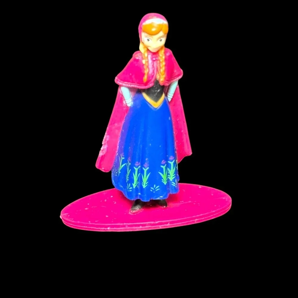 Disney Frozen Figures Elsa Anna Olaf‎ Hans Sven Kristoff Cake Toppers Lot Of 10